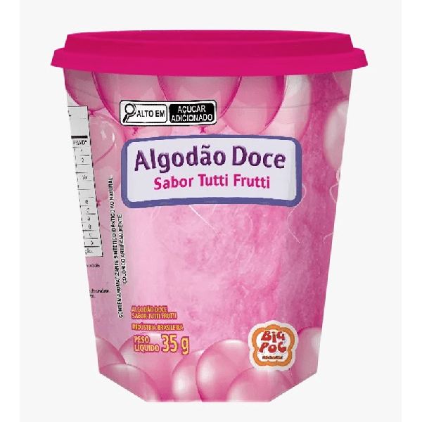 ALGODAO DOCE TUTTI FRUTTI 35G  BIG POC