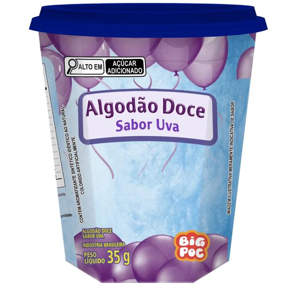 ALGODAO DOCE UVA 35G  BIG POC