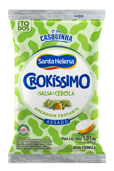 AMENDOIM CROKISSIMO 1,01KG CEBOLA E SALSA SANTA HELENA