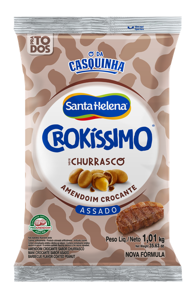 AMENDOIM CROKISSIMO 1,01KG CHURRASCO SANTA HELENA