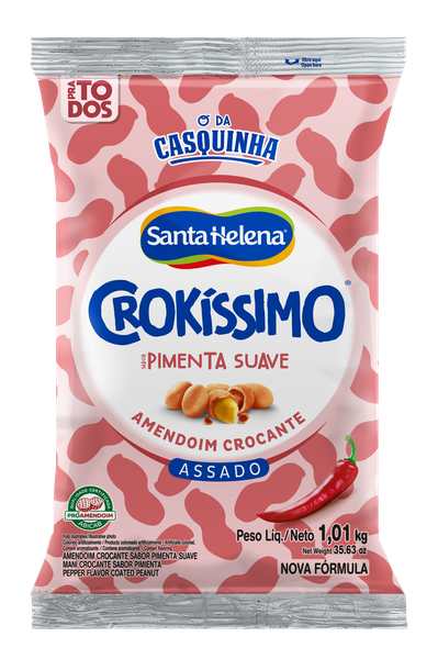 AMENDOIM CROKISSIMO 1,01KG PIMENTA SANTA HELENA