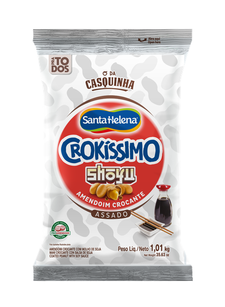 AMENDOIM CROKISSIMO 1,01KG SHOYU SANTA HELENA