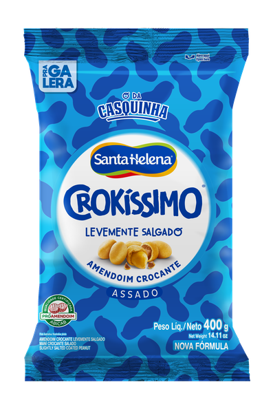 AMENDOIM CROKISSIMO 400G SANTA HELENA