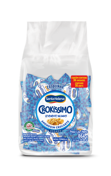 AMENDOIM CROKISSIMO LEV SALGADO 36X24G SANTA HELENA