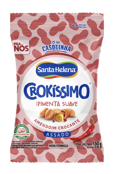 AMENDOIM CROKISSIMO PIMENTA 150G SANTA HELENA