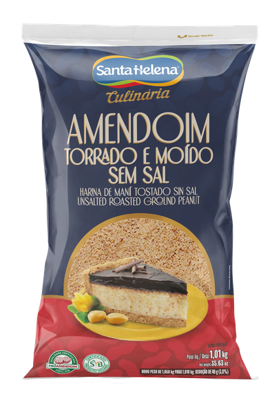 AMENDOIM CULINARIA MOIDO SEM SAL 1,01KG SANTA HELENA