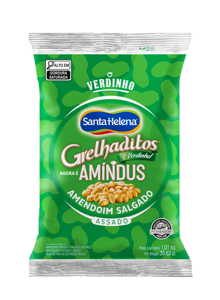 AMENDOIM GRELHADITOS 1,01KG SANTA HELENA