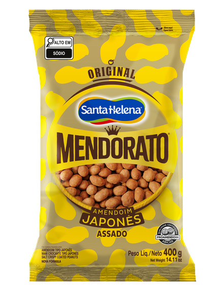 AMENDOIM MENDORATO 400G SANTA HELENA