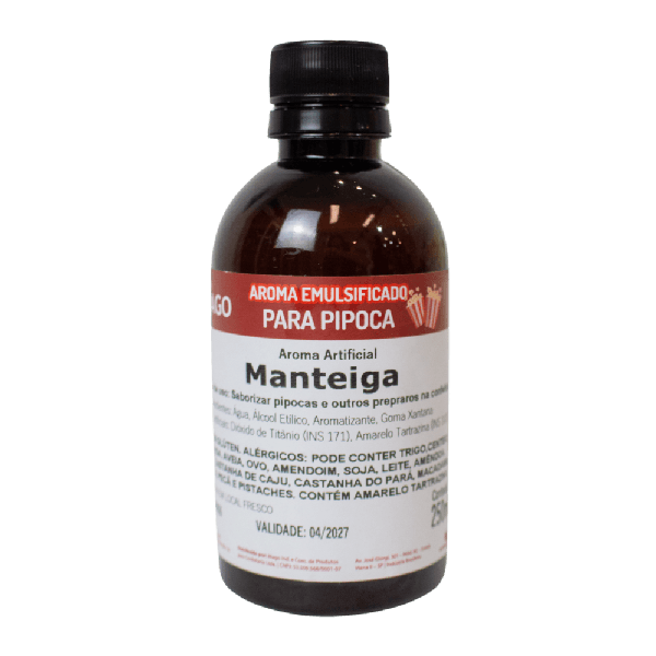 AROMA PARA PIPOCA MANTEIGA 250ML UN MAGO