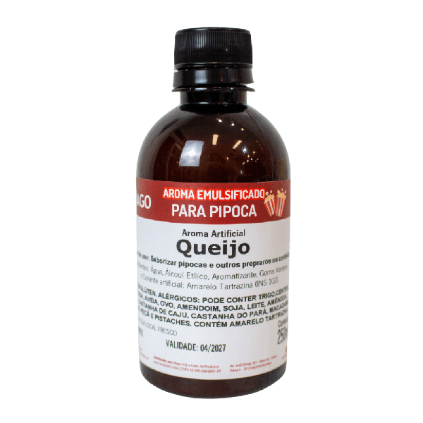 AROMA PARA PIPOCA QUEIJO 250ML UN MAGO