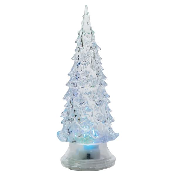 ARVORE DECORATIVA PRATA C/ LED COLORIDO 14,5CM UN CROMUS