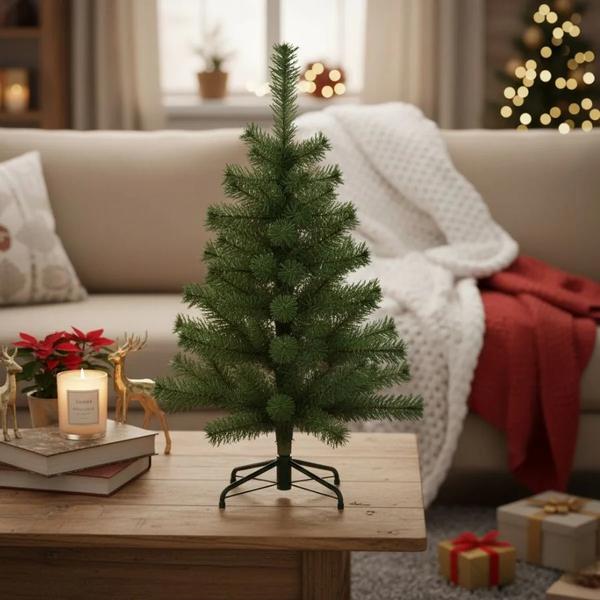 ARVORE NATAL IPANEMA 50HASTES VRD 60CM UN CROMUS