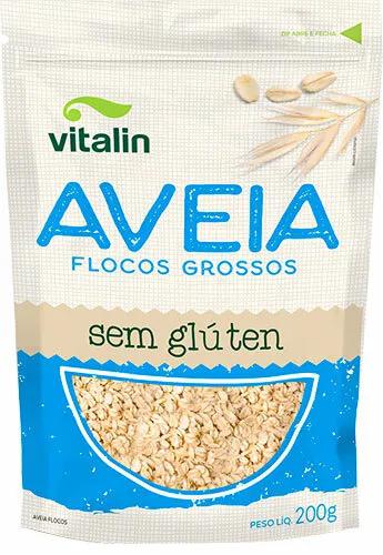 AVEIA FLOCOS GROSSOS SEM GLUTEN 200G VITALIN