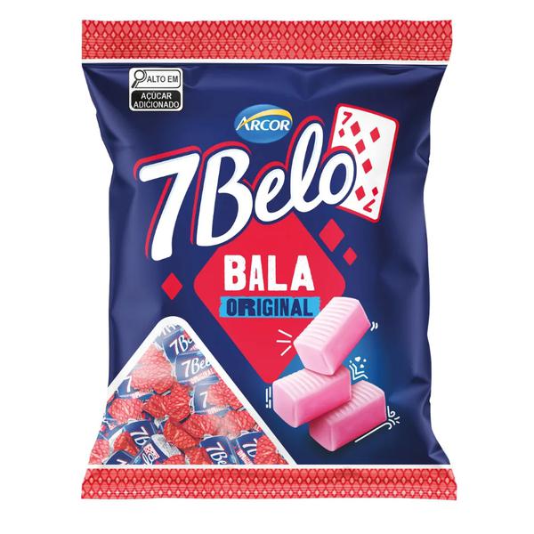 BALA 7 BELO 90G FRAMBOESA ARCOR