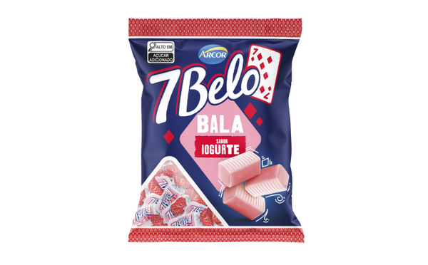 BALA 7 BELO 90G IOGURTE ARCOR