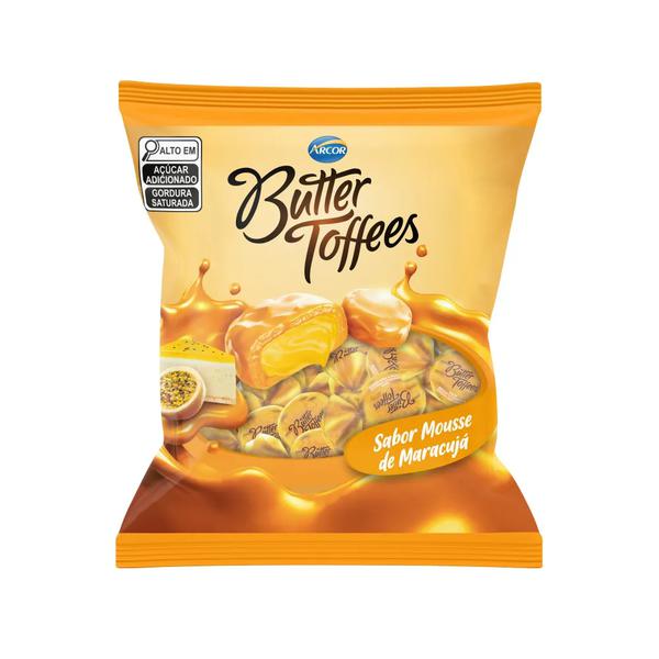BALA BUTTER TOFFEES MARACUJA 400G ARCOR