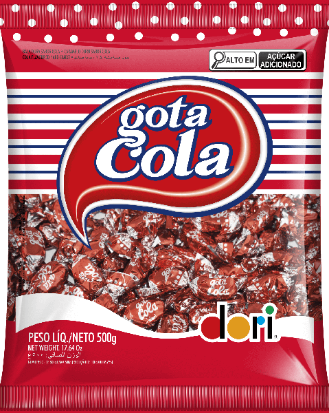 BALA DURA GOTA COLA 500G DORI