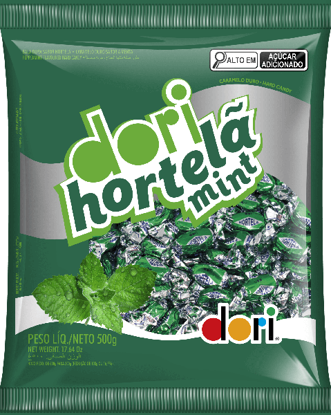 BALA DURA HORTELA 500G DORI