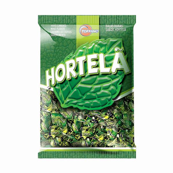BALA DURA HORTELA METALIZADA 400G TOFFANO