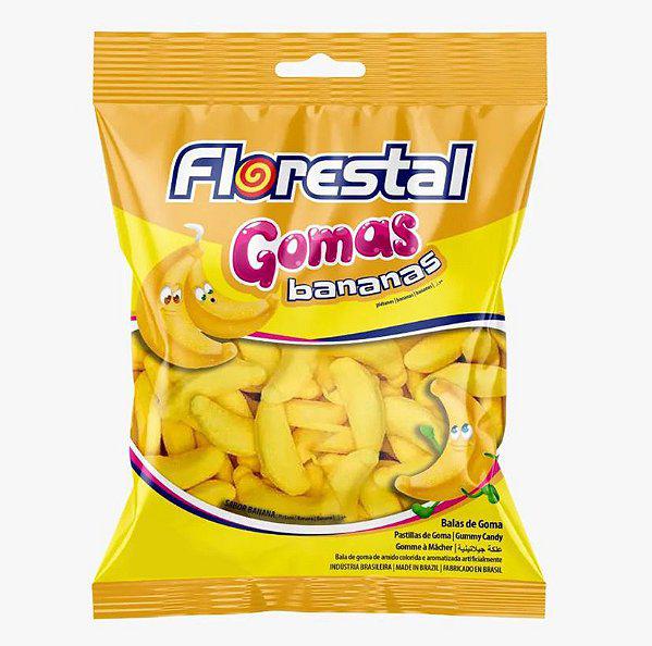 BALA GELATINA BANANA 60G FLORESTAL