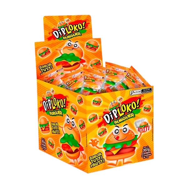 BALA GELATINA BURGUER DIPILOKO 24X15G DANILLA