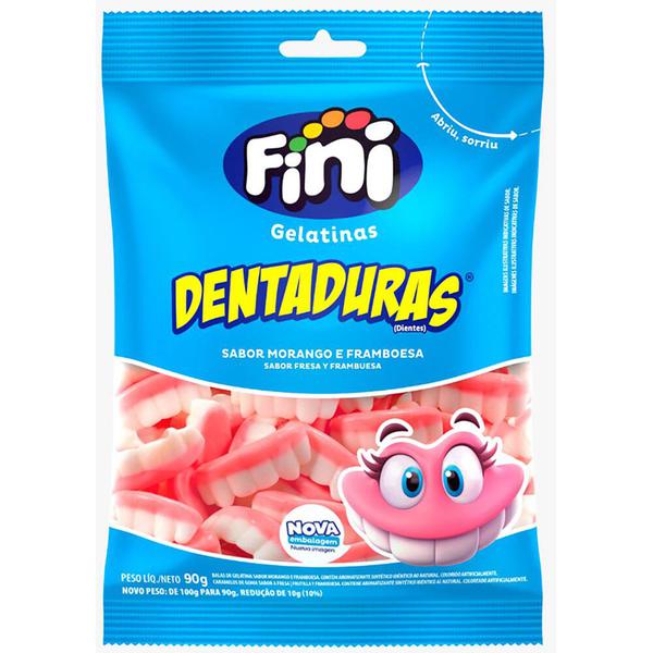 BALA GELATINA DENTADURA 90G FINI