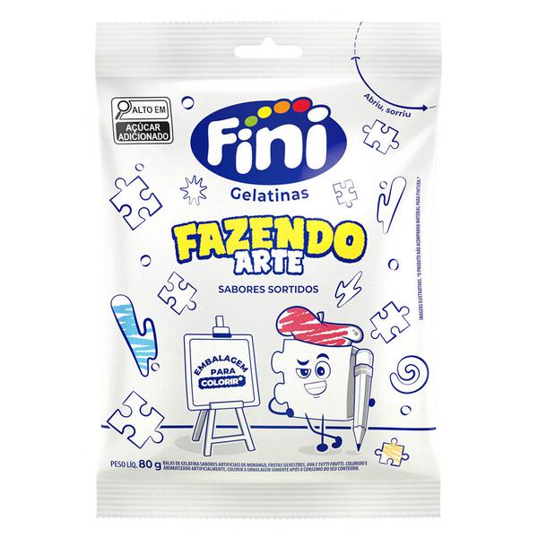 BALA GELATINA FAZENDO ARTE 80G FINI