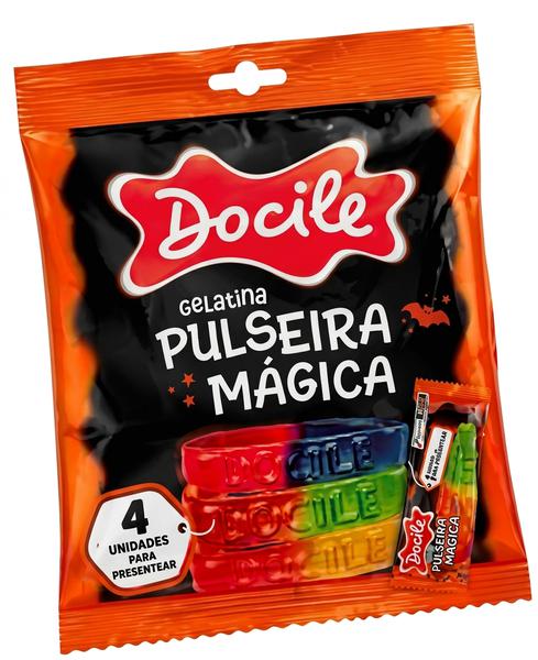BALA GELATINA PULSEIRA 60G HALLOWEEN DOCILE 81502