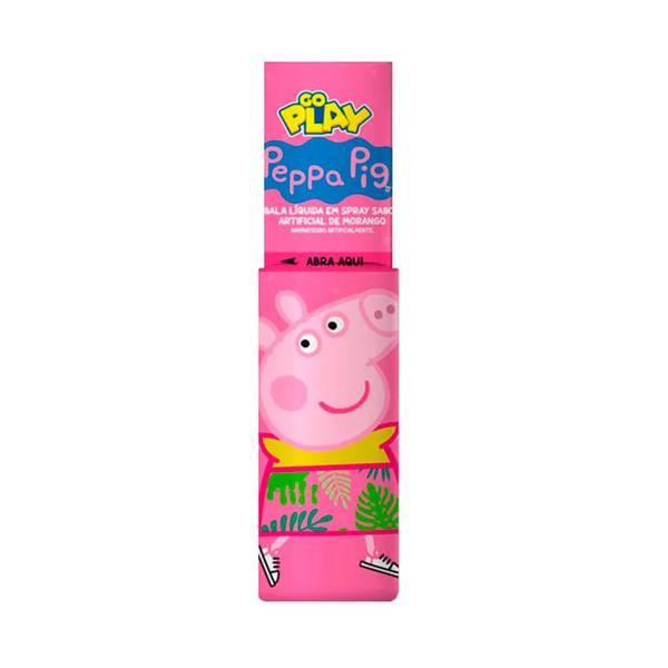 BALA LIQUIDA SPRAY GOPLAY PEPPA PIG MORANGO 25G RICLAN