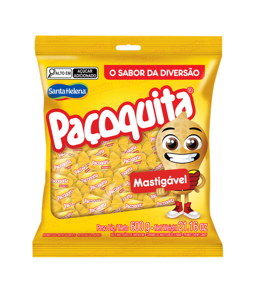 BALA MASTIGAVEL PACOQUITA 500G SANTA HELENA