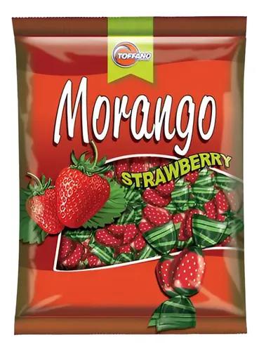 BALA MORANGO STRAWBERRY  400G TOFFANO