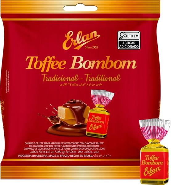 BALA TOFFEE BOMBOM 500G ERLAN
