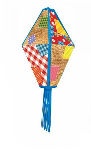 BALAO 3D JUNINO ESTAMPADO GRANDE AZUL UN PIFFER