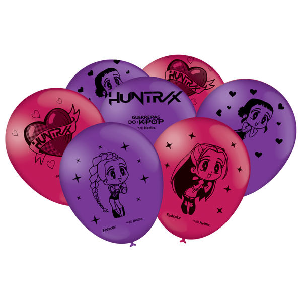 BALAO CHIBI GUERREIRAS DO K-POP 25UN FESTCOLOR