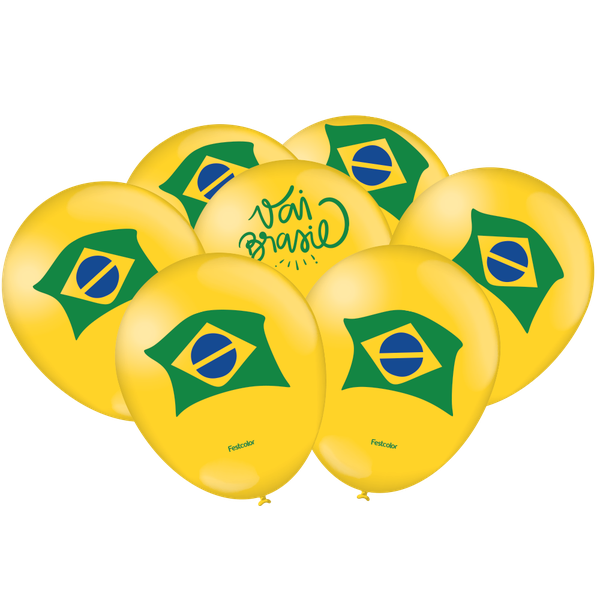 BALAO ESPECIAL AMARELO COPA 2026 25UN FESTCOLOR