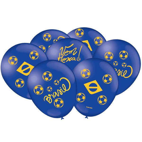 BALAO ESPECIAL AZUL COPA 2026 25UN FESTCOLOR