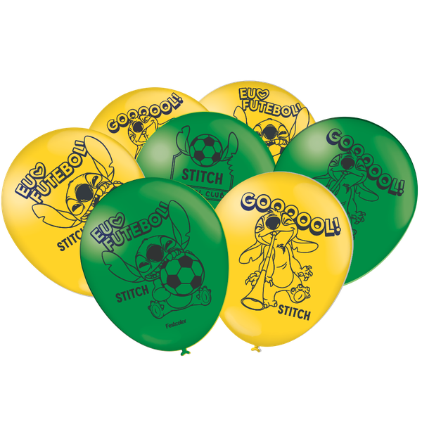 BALAO ESPECIAL STITCH NA COPA 25UN FESTCOLOR