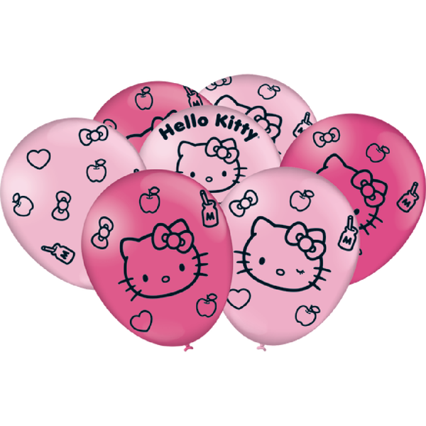 BALAO HELLO KITTY ROSA 25UN FESTCOLOR