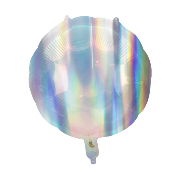 BALAO HOLOGRAFICO TRANSPARENTE 4D 32" REDONDO UN POPPER