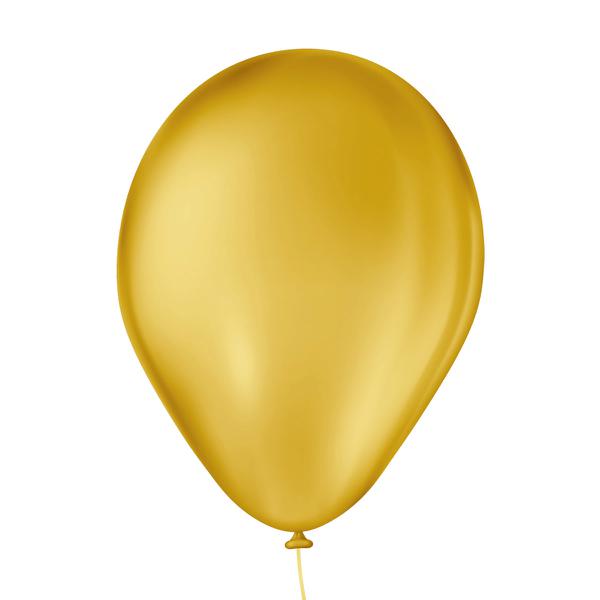BALAO IMPERIAL Nº09 AMARELO OCRE 50UN SAO ROQUE
