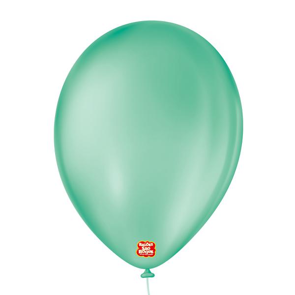 BALAO IMPERIAL Nº09 VERDE TIFFANY 50UN SAO ROQUE
