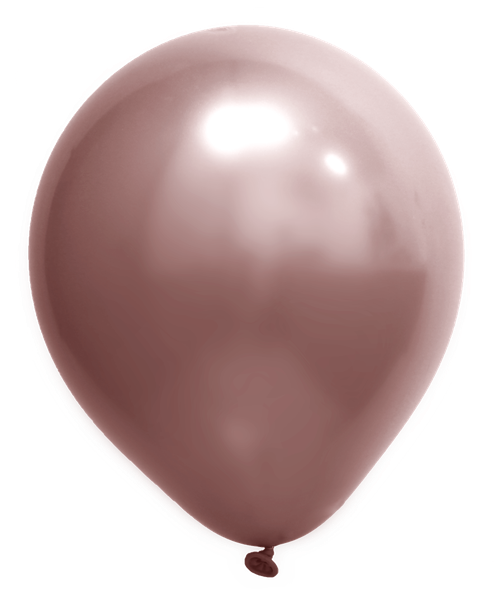 BALAO LATEX CROMADO N°9 ROSE GOLD 25UN ART LATEX