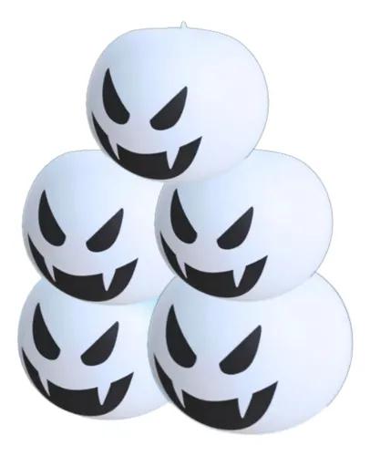 BALAO LATEX FANTASMA COM LED DECORATIVO HALLOWEEN 05UN BRDECOR