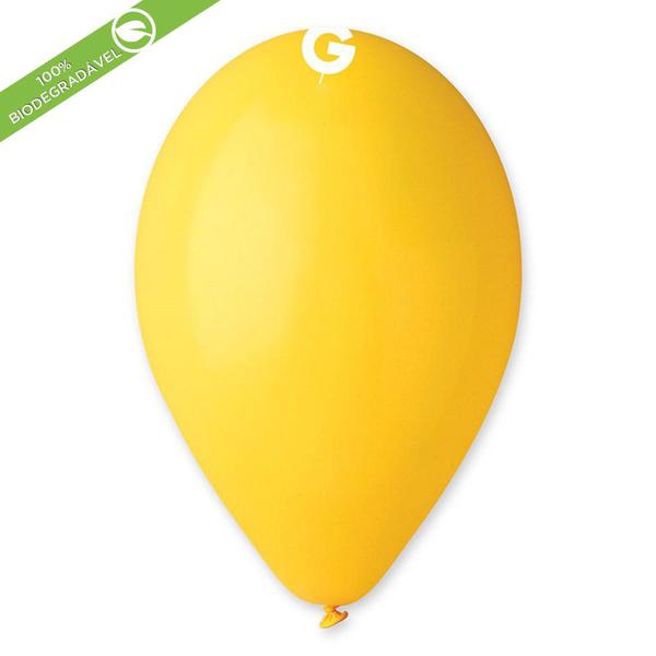 BALAO LATEX Nº12 SOLID COLOUR AMARELO UN MEGATOON