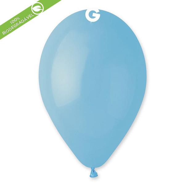 BALAO LATEX Nº12 SOLID COLOUR AZUL BEBE UN MEGATOON