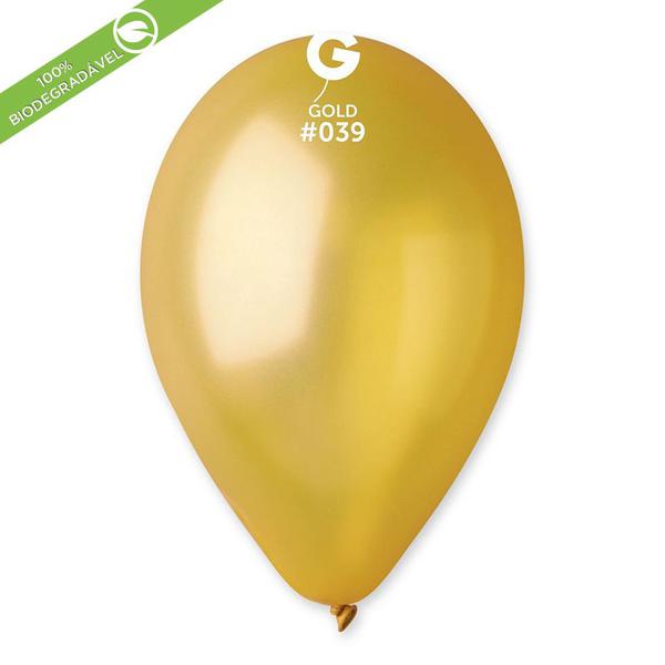 BALAO LATEX Nº12 SOLID COLOUR METALIC OURO UN MEGATOON