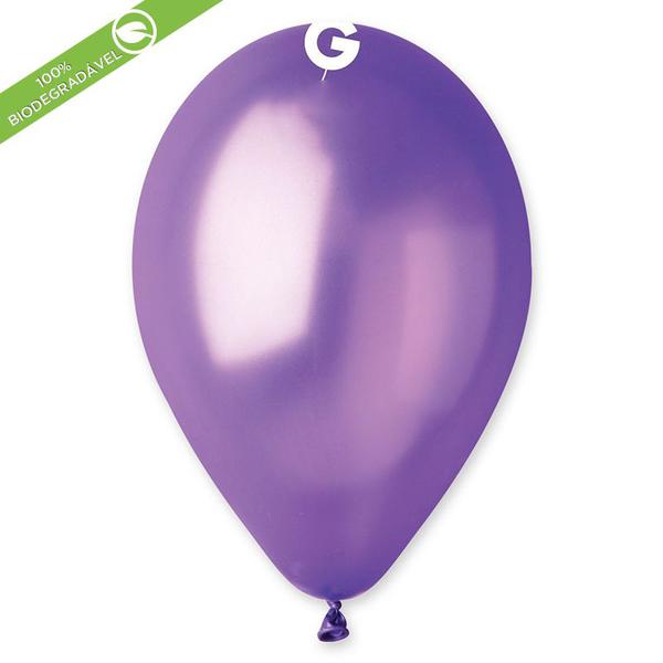 BALAO LATEX Nº12 SOLID COLOUR METALIC ROXO UN MEGATOON