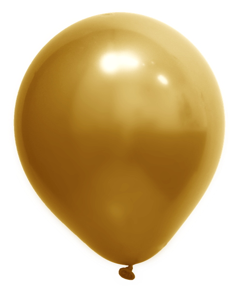 BALAO LATEX N°5 CROMADO OURO 25UN ART LATEX