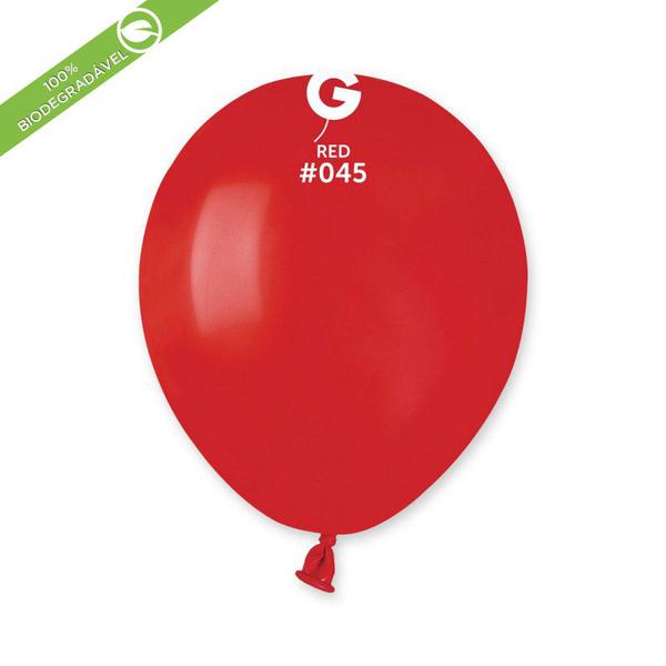 BALAO LATEX Nº5 SOLID COLOUR VERMELHO UN MEGATOON