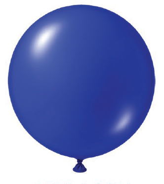 BALAO LATEX REDONDO LISO N°5 AZUL ROYAL 50UN REGINA